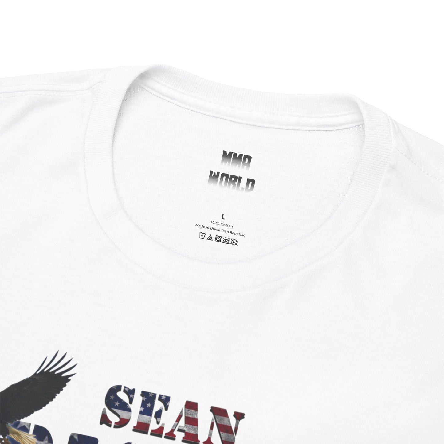 Sean Strickland white Heavy Cotton Tee